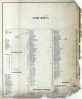 Index Page, Mercer County 1874